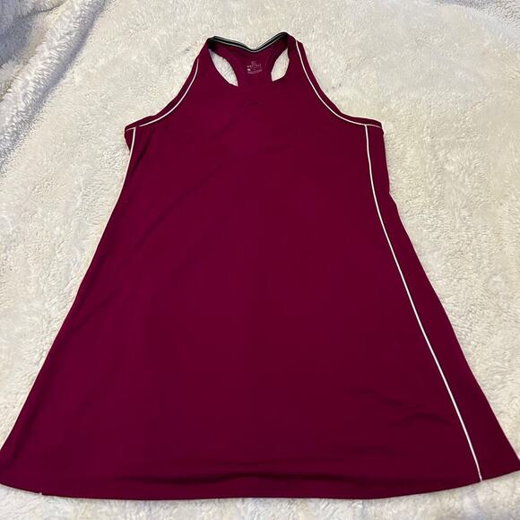 Nike Dri-FIT Women's Tennis Court Dress in Purple Size Large Mid Length - Picture 2 of 8